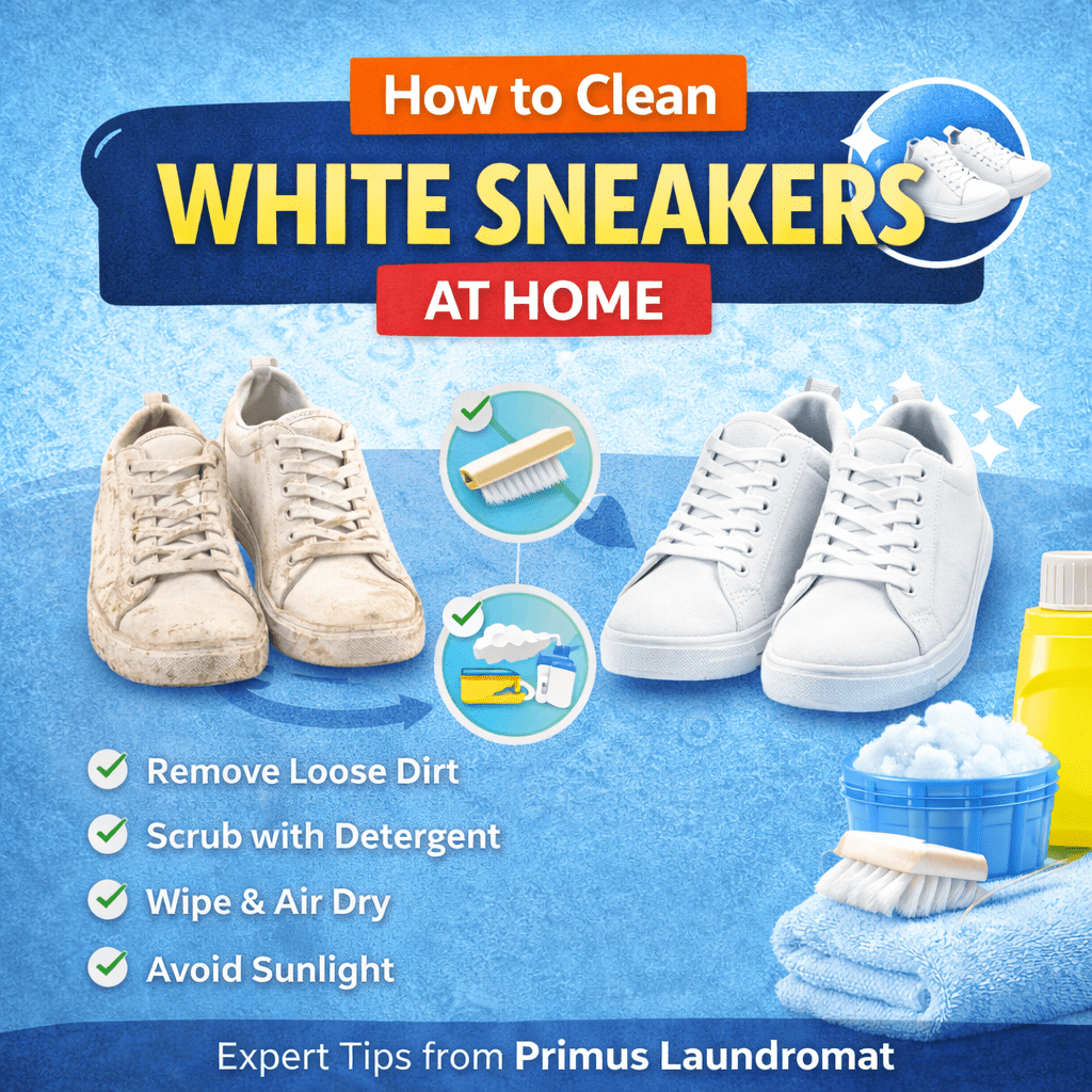 how to clean white sneakers