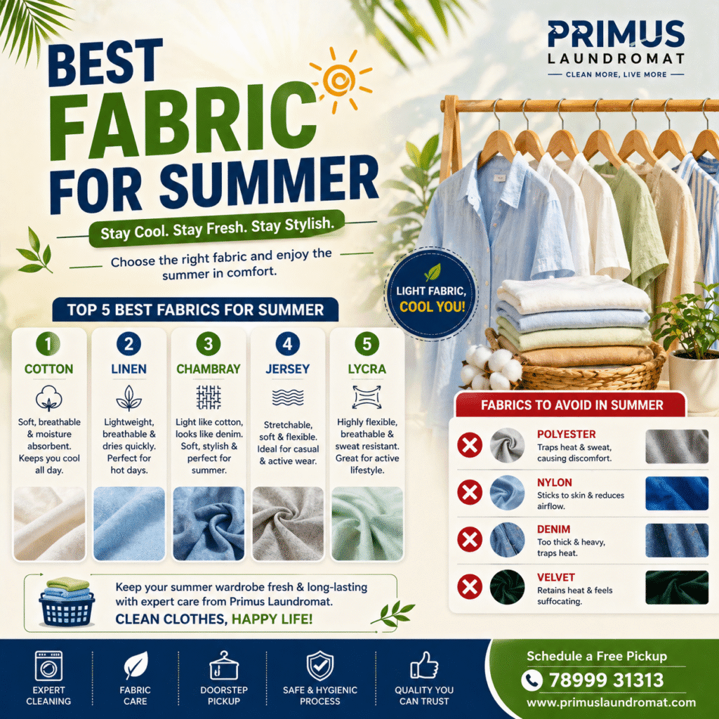 best fabric for summer